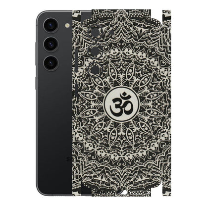 Samsung A/S Series Phone Skins (All Models) - Aum Elegant Mandala - 3D Embossed Finish (L-62) Samsung Galaxy S23 (5G)