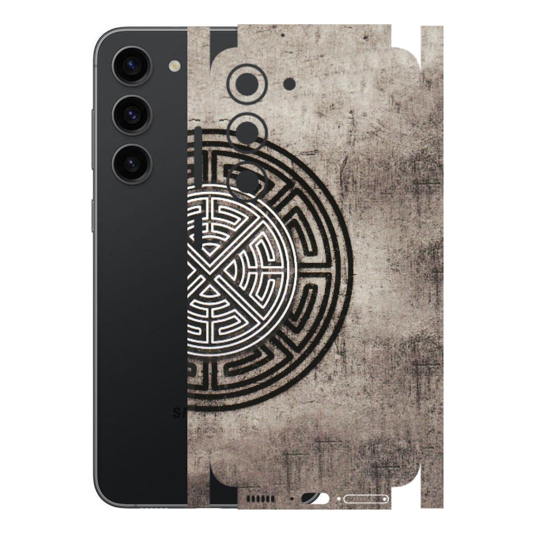 Samsung A/S Series Phone Skins (All Models) - Mysterious Circular Design - 3D Embossed Finish (L-63) Samsung Galaxy S23 (5G)
