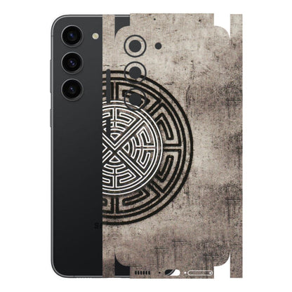 Samsung A/S Series Phone Skins (All Models) - Mysterious Circular Design - 3D Embossed Finish (L-63) Samsung Galaxy S23 (5G)