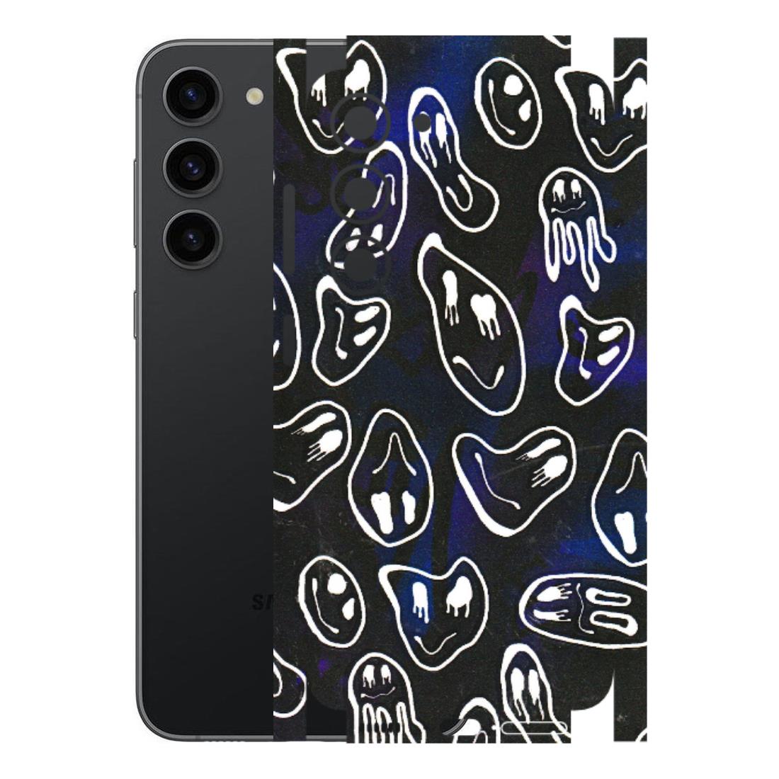 Samsung A/S Series Phone Skins (All Models) - Distorted Smileys - 3D Embossed Finish (L-92) Samsung Galaxy S23 (5G)