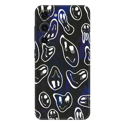 Samsung A/S Series Phone Skins (All Models) - Distorted Smileys - 3D Embossed Finish (L-92) Samsung Galaxy S23 (5G)