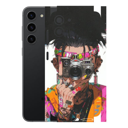 Samsung A/S Series Phone Skins (All Models) - Camera Lover Girl - Matte Finish (M-09) Samsung Galaxy S23 (5G)