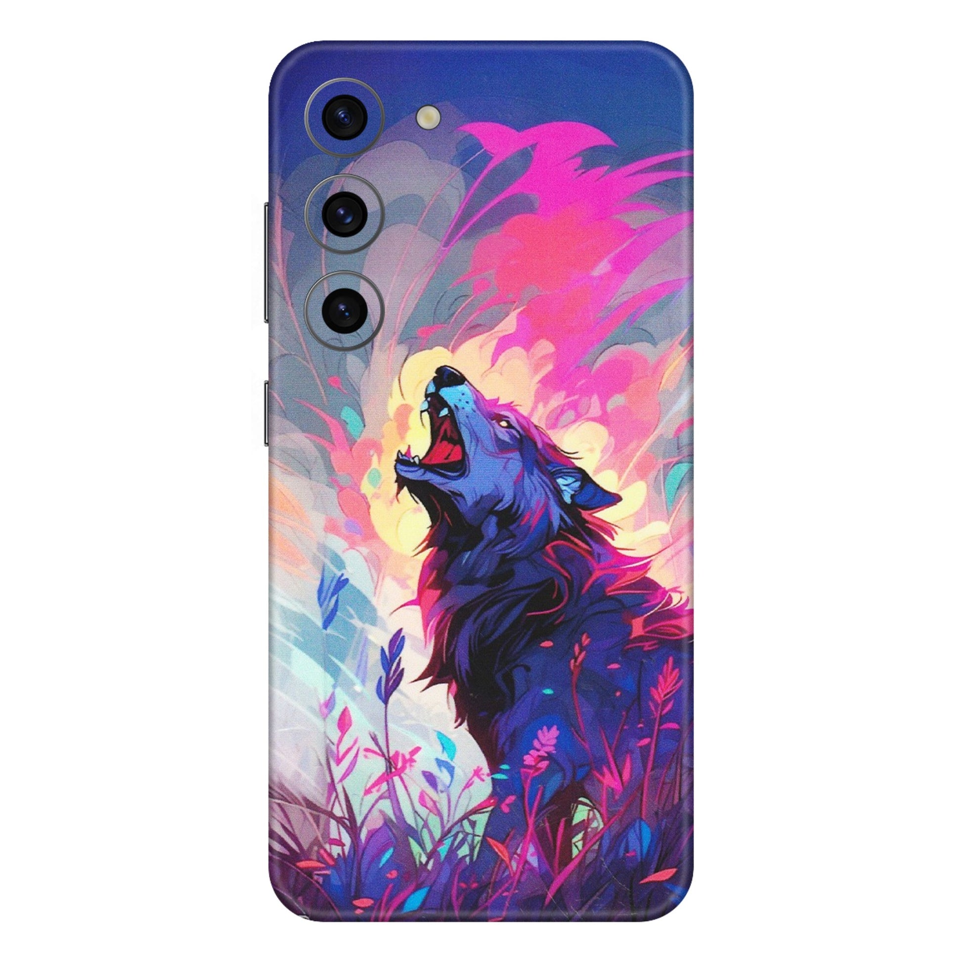 Samsung A/S Series Phone Skins (All Models) - New Wild Wolf Abstract - Matte Finish (M-125) Samsung Galaxy S23 (5G)