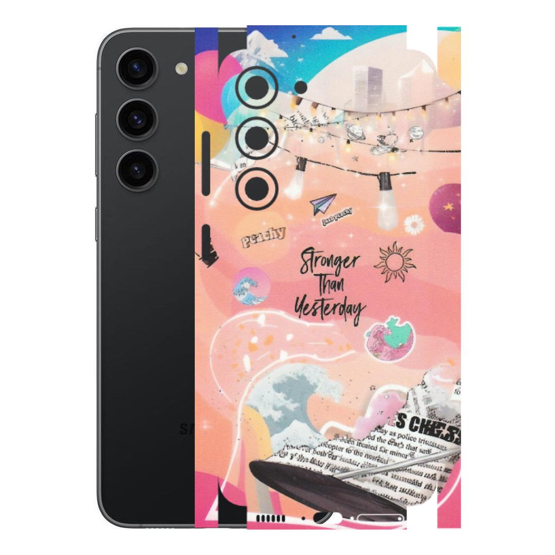 Samsung A/S Series Phone Skins (All Models) - Stronger Then Yesterday - Matte Finish (M-128) Samsung Galaxy S23 (5G)