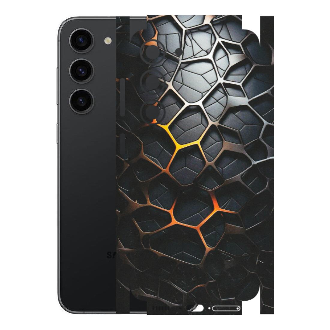 Samsung A/S Series Phone Skins (All Models) - New Abstract Graphite Tiles - Matte Finish (M-130) Samsung Galaxy S23 (5G)