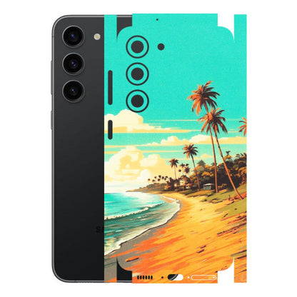 Samsung A/S Series Phone Skins (All Models) - Miami Beach - Matte Finish (M-136) Samsung Galaxy S23 (5G)