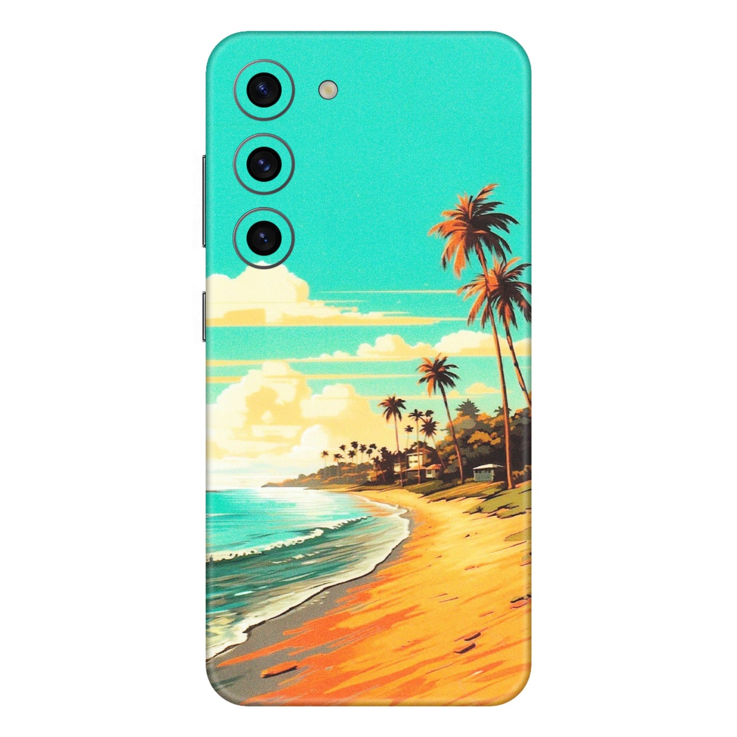 Samsung A/S Series Phone Skins (All Models) - Miami Beach - Matte Finish (M-136) Samsung Galaxy S23 (5G)