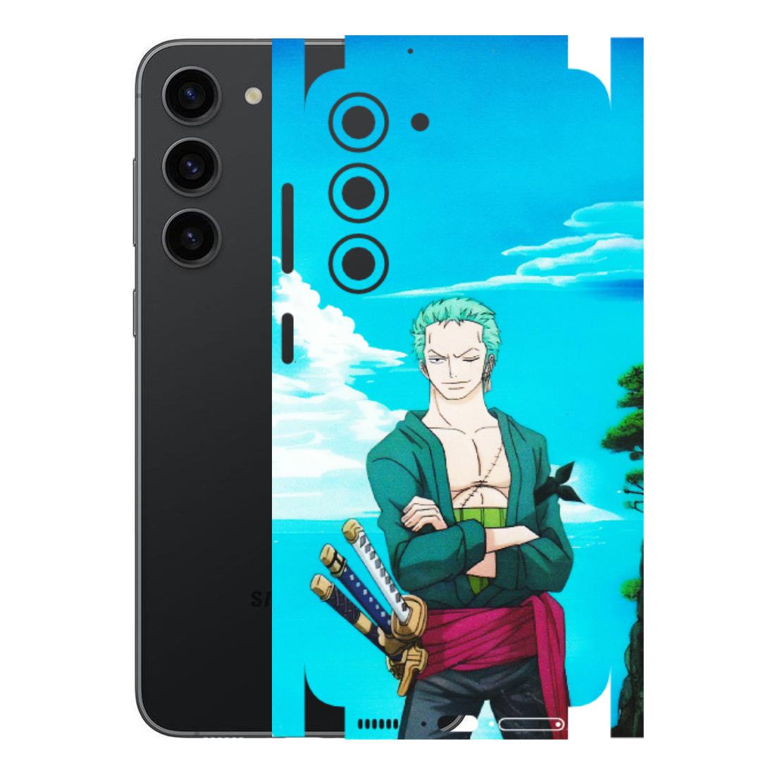Samsung A/S Series Phone Skins (All Models) - Cool Swordman Zoro Anime - Matte Finish (M-143) Samsung Galaxy S23 (5G)