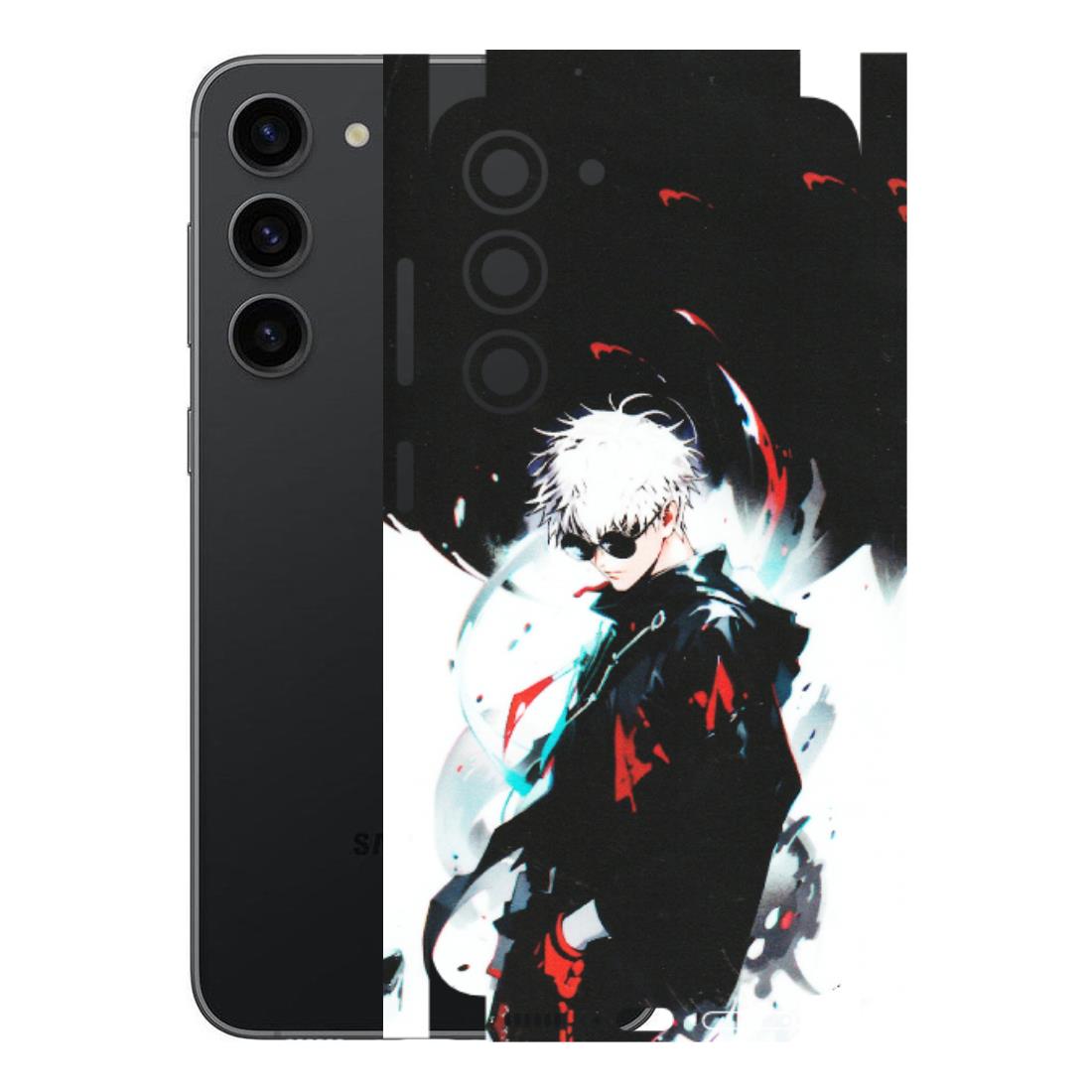 Samsung A/S Series Phone Skins (All Models) - Gojo Powerful Charater Kaisen Anime - Matte Finish (M-144) Samsung Galaxy S23 (5G)