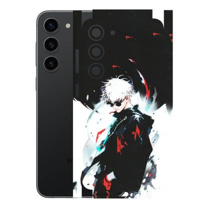 Samsung A/S Series Phone Skins (All Models) - Gojo Powerful Charater Kaisen Anime - Matte Finish (M-144) Samsung Galaxy S23 (5G)