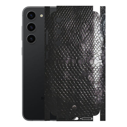 Samsung A/S Series Phone Skins (All Models) - Black Snack Leather - Matte Finish (M-147) Samsung Galaxy S23 (5G)