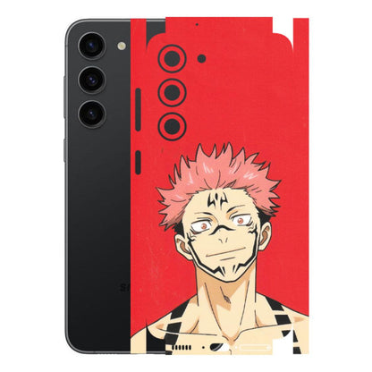 Samsung A/S Series Phone Skins (All Models) - Ryomen Sukuna Fun Anime - Matte Finish (M-153) Samsung Galaxy S23 (5G)