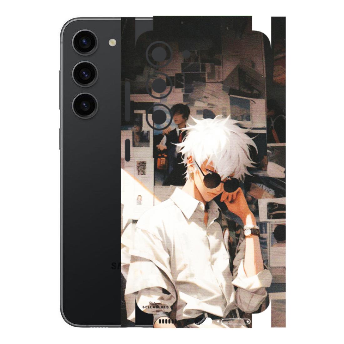 Samsung A/S Series Phone Skins (All Models) - Gojo Satoru Jujustu Kaisen Anime - Matte Finish (M-156) Samsung Galaxy S23 (5G)
