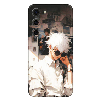 Samsung A/S Series Phone Skins (All Models) - Gojo Satoru Jujustu Kaisen Anime - Matte Finish (M-156) Samsung Galaxy S23 (5G)