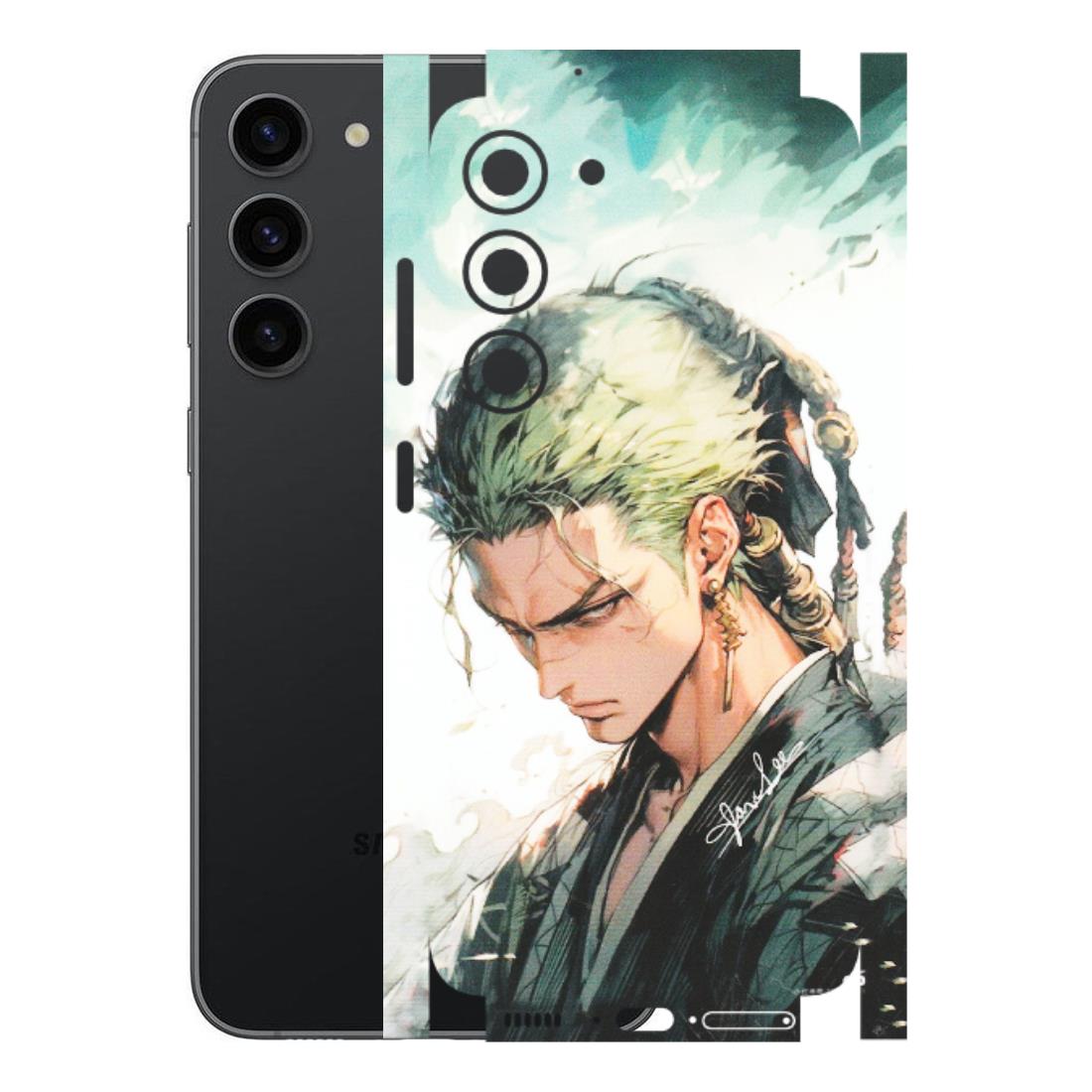 Samsung A/S Series Phone Skins (All Models) - Pirate Hunter One Piece Anime - Matte Finish (M-157) Samsung Galaxy S23 (5G)