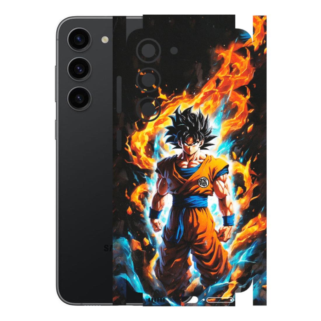 Samsung A/S Series Phone Skins (All Models) - Goku Transformation Anime - Matte Finish (M-159) Samsung Galaxy S23 (5G)