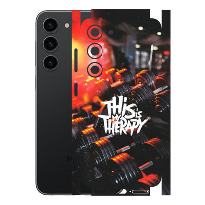 Samsung A/S Series Phone Skins (All Models) - GYM Lover Therapy - Matte Finish (M-160) Samsung Galaxy S23 (5G)