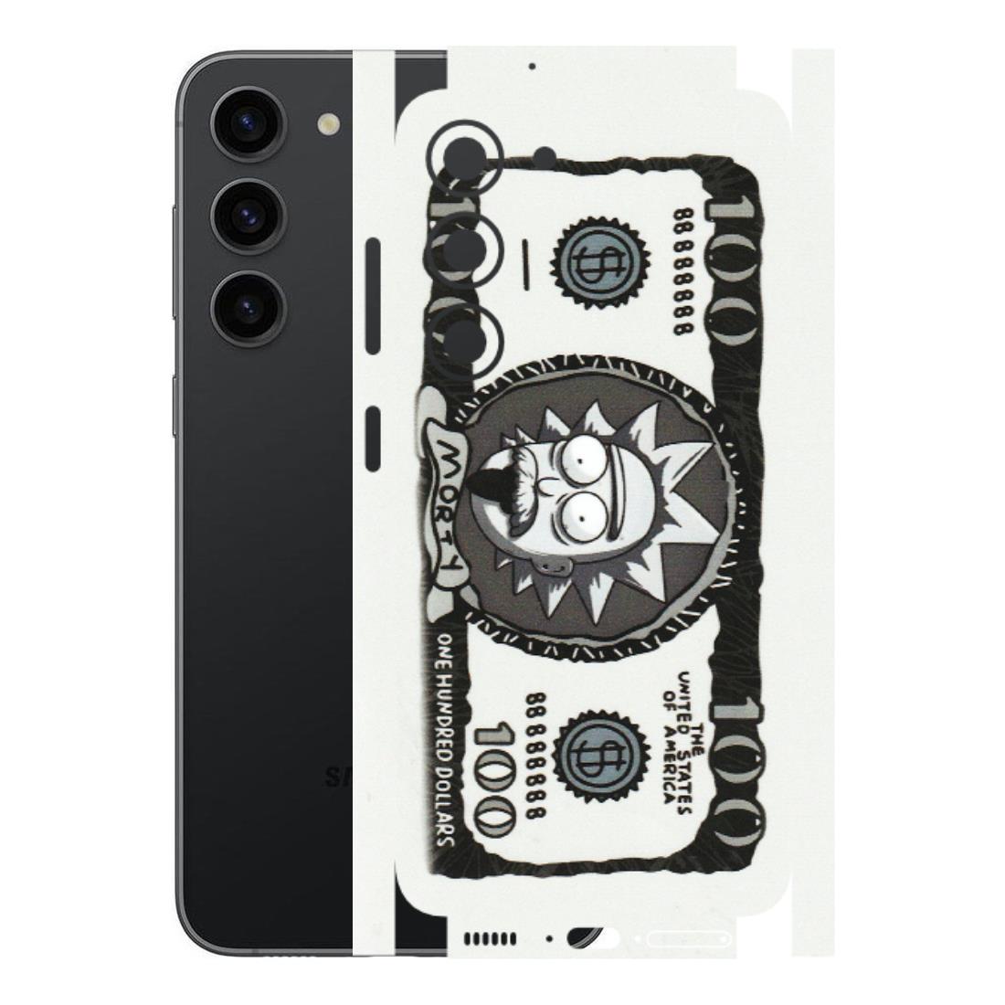 Samsung A/S Series Phone Skins (All Models) - Rick And Morty Hundred Dollar Anime - Matte Finish (M-161) Samsung Galaxy S23 (5G)