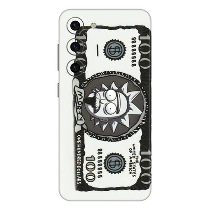 Samsung A/S Series Phone Skins (All Models) - Rick And Morty Hundred Dollar Anime - Matte Finish (M-161) Samsung Galaxy S23 (5G)