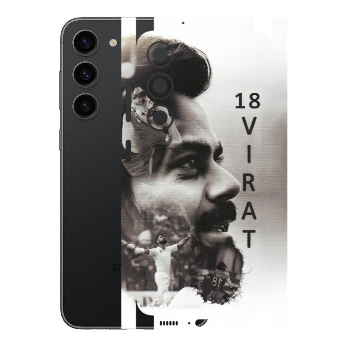 Samsung A/S Series Phone Skins (All Models) - Virat Kohli Cricketer - Matte Finish (M-163) Samsung Galaxy S23 (5G)