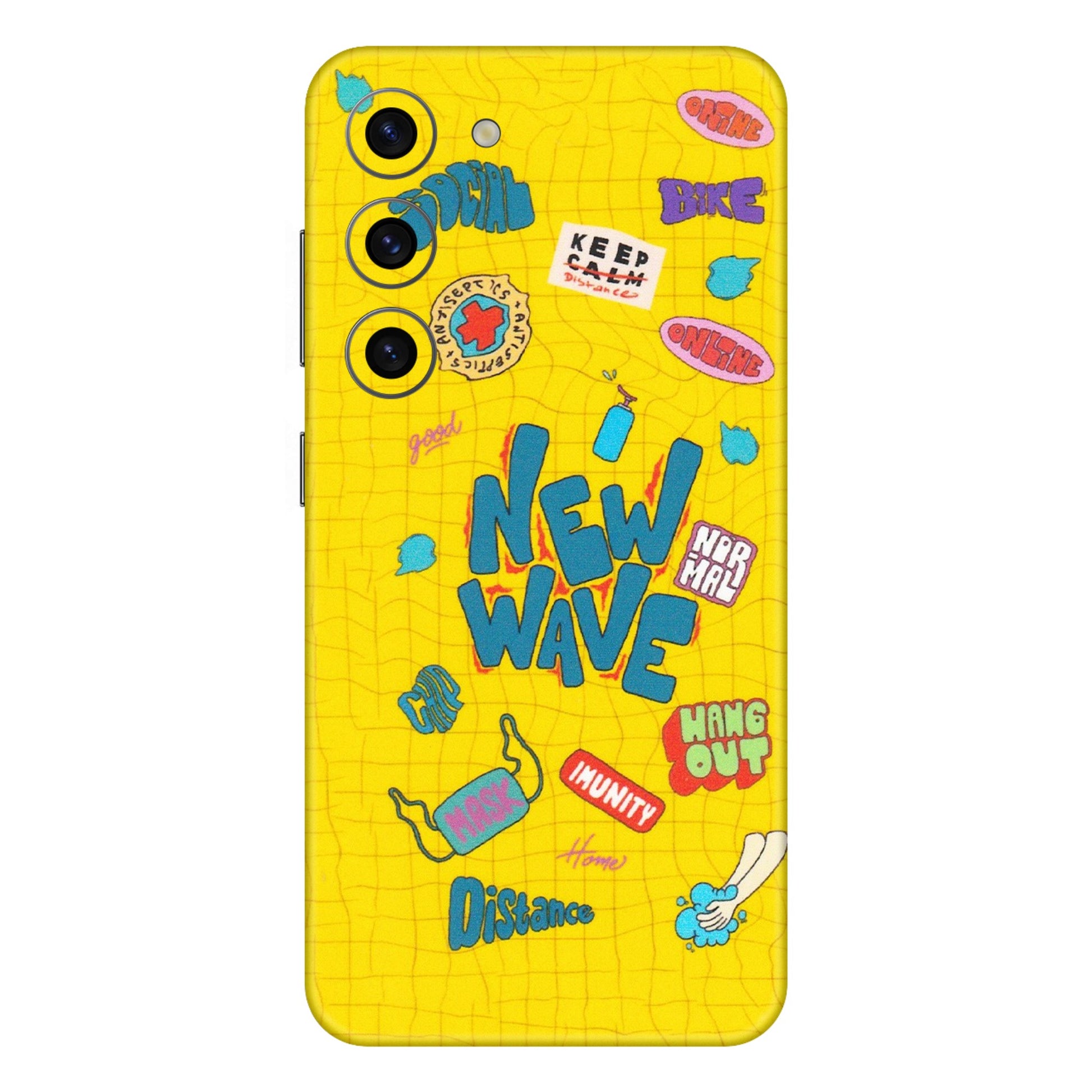 Samsung A/S Series Phone Skins (All Models) - New Wave Life - Matte Finish (M-17) Samsung Galaxy S23 (5G)