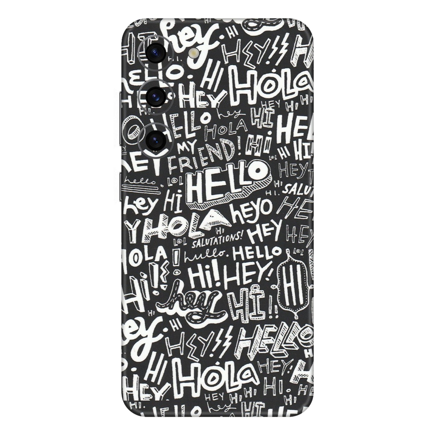 Samsung A/S Series Phone Skins (All Models) - Hi Hello Doodles - Matte Finish (M-25) Samsung Galaxy S23 (5G)