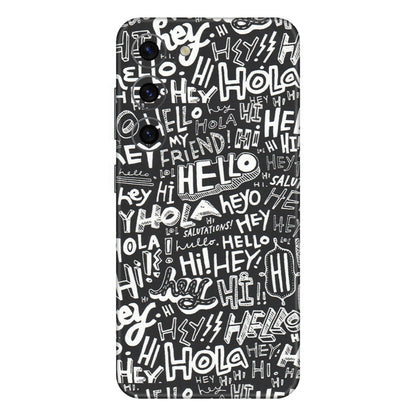 Samsung A/S Series Phone Skins (All Models) - Hi Hello Doodles - Matte Finish (M-25) Samsung Galaxy S23 (5G)