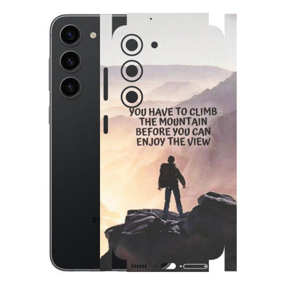 Samsung A/S Series Phone Skins (All Models) - Motivational Hiking Mountain - Matte Finish (M-28) Samsung Galaxy S23 (5G)