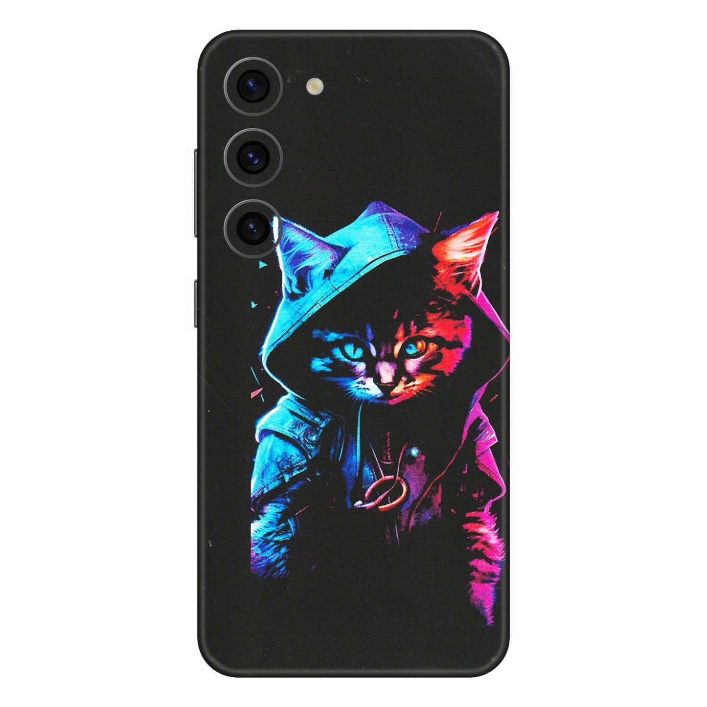 Samsung A/S Series Phone Skins (All Models) - Cyberpunk Cat - Matte Finish (M-45) Samsung Galaxy S23 (5G)