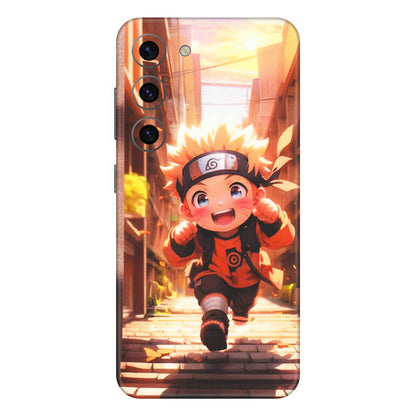 Samsung A/S Series Phone Skins (All Models) - Naruto Cute Toon Running - Matte Finish (M-04) Samsung Galaxy S23 (5G)