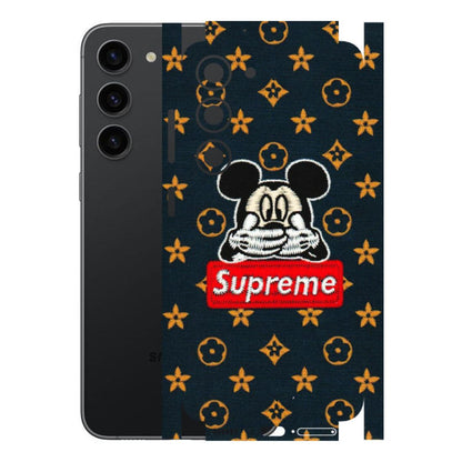 Samsung A/S Series Phone Skins (All Models) - Mickey Supreme - Matte Finish (M-83) Samsung Galaxy S23 (5G)