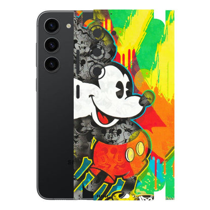 Samsung A/S Series Phone Skins (All Models) - Multiple Mickey With Colourful Texture - Matte Finish (M-84) Samsung Galaxy S23 (5G)