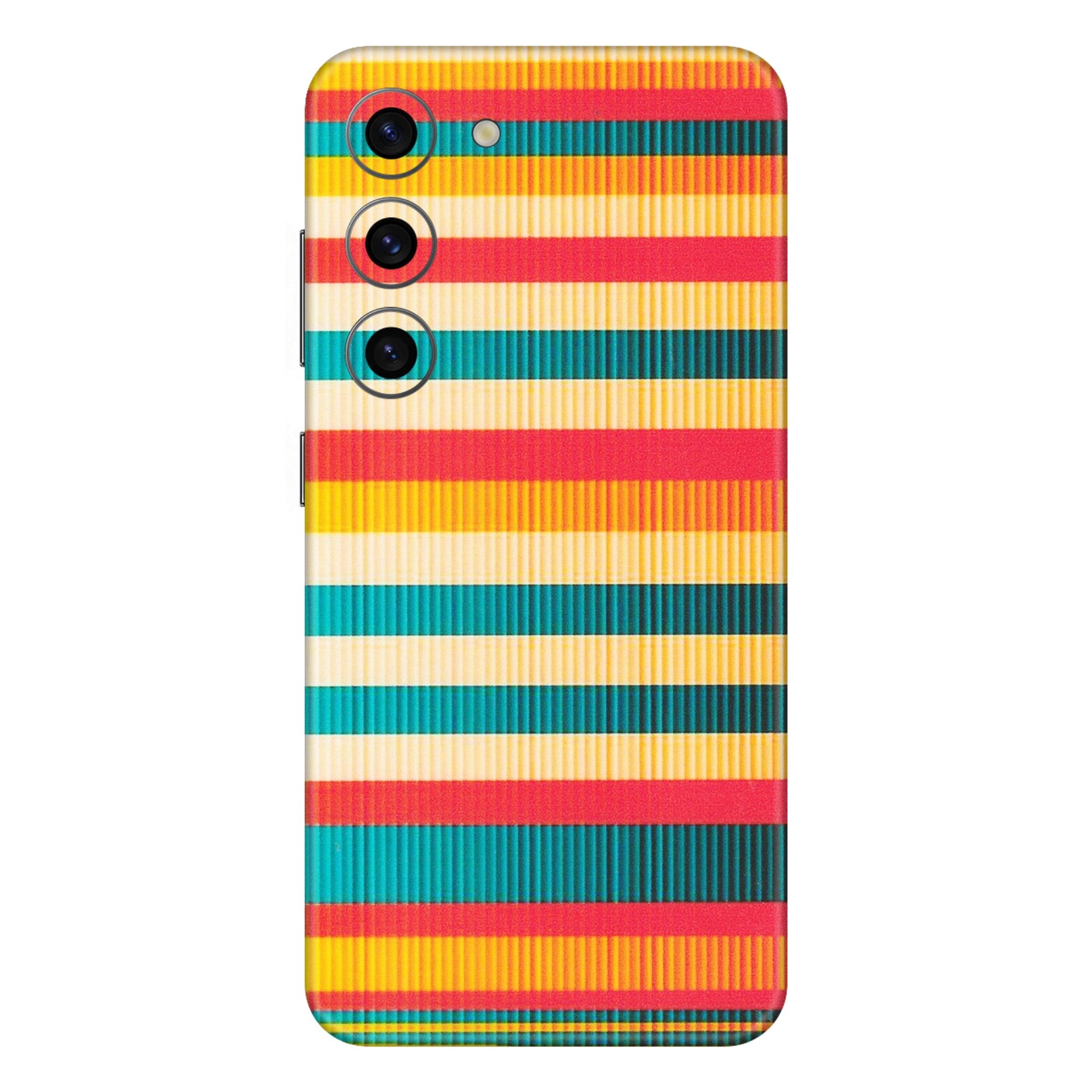 Samsung A/S Series Phone Skins (All Models) - Colourful Stripes Soothing Effect - Matte Finish (M-86) Samsung Galaxy S23 (5G)