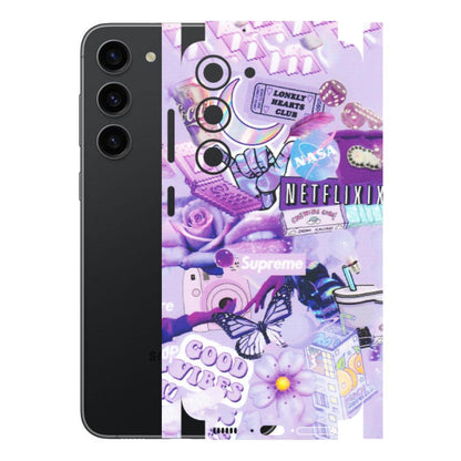 Samsung A/S Series Phone Skins (All Models) - Supreme Purple Magic - Matte Finish (M-88) Samsung Galaxy S23 (5G)