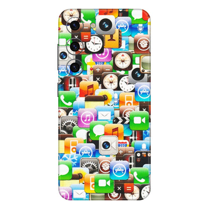 Samsung A/S Series Phone Skins (All Models) - All Apple Icons - Matte Finish (M-93) Samsung Galaxy S23 (5G)
