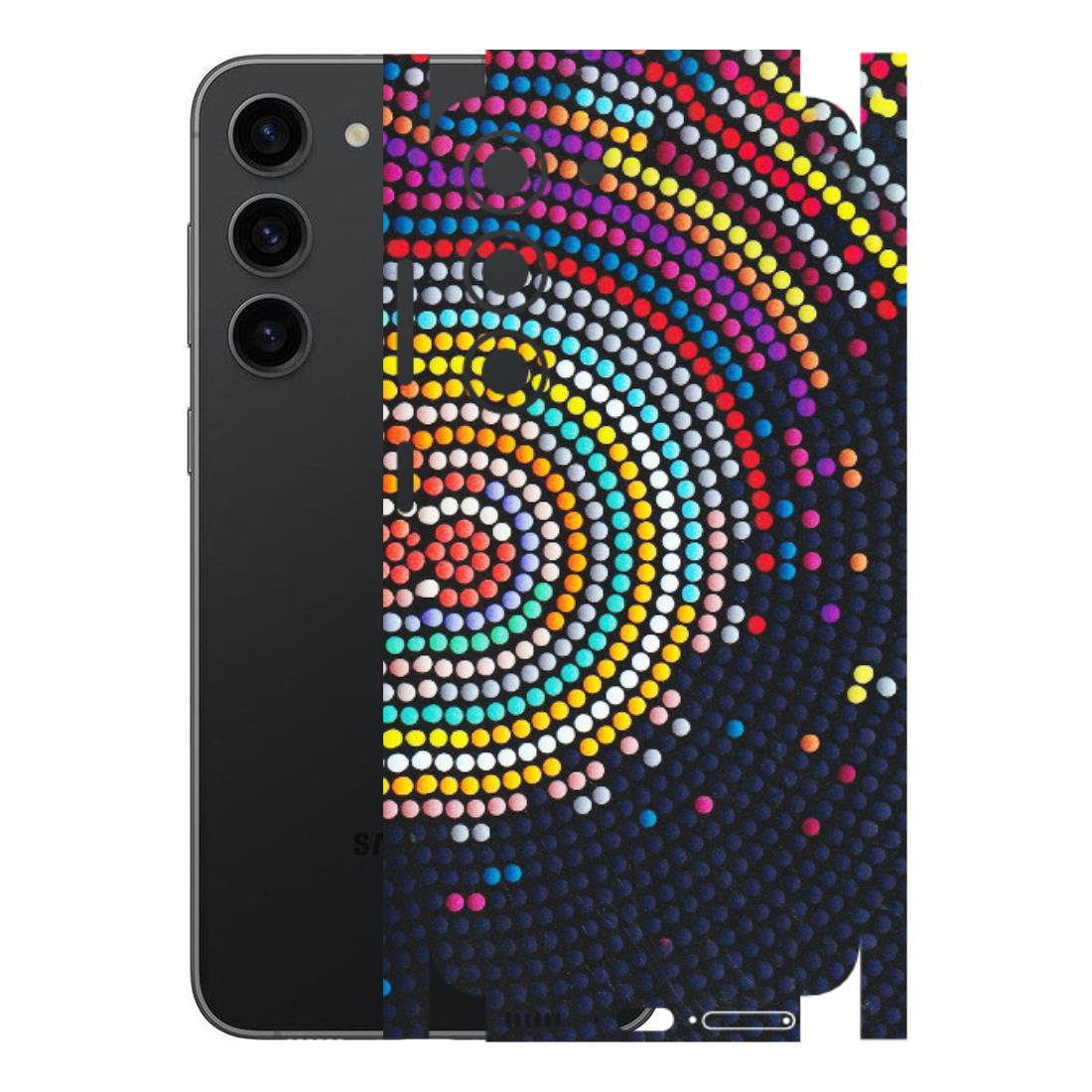 Samsung A/S Series Phone Skins (All Models) - Rainbow Dot Mandala - Matte Finish (M-97) Samsung Galaxy S23 (5G)