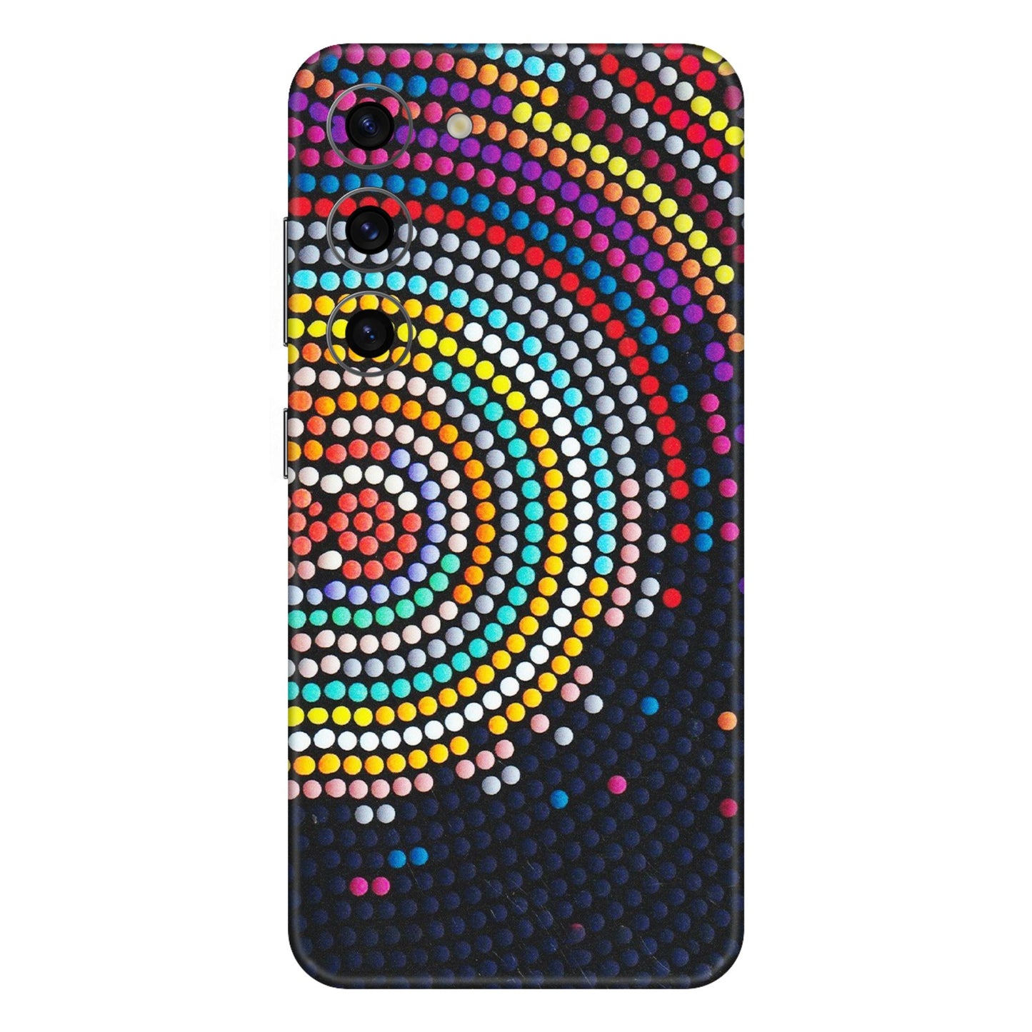Samsung A/S Series Phone Skins (All Models) - Rainbow Dot Mandala - Matte Finish (M-97) Samsung Galaxy S23 (5G)