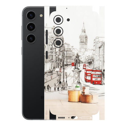 Samsung A/S Series Phone Skins (All Models) - London Street - Transparent Finish (T-02) Samsung Galaxy S23 (5G)