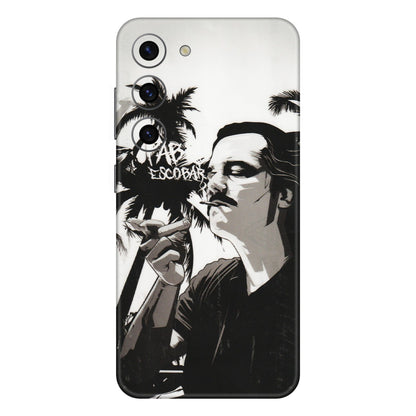 Samsung A/S Series Phone Skins (All Models) - Pab Escobar - Transparent Finish (T-05) Samsung Galaxy S23 (5G)