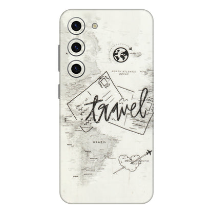 Samsung A/S Series Phone Skins (All Models) - Travel Ticket - Transparent Finish (T-06) Samsung Galaxy S23 (5G)