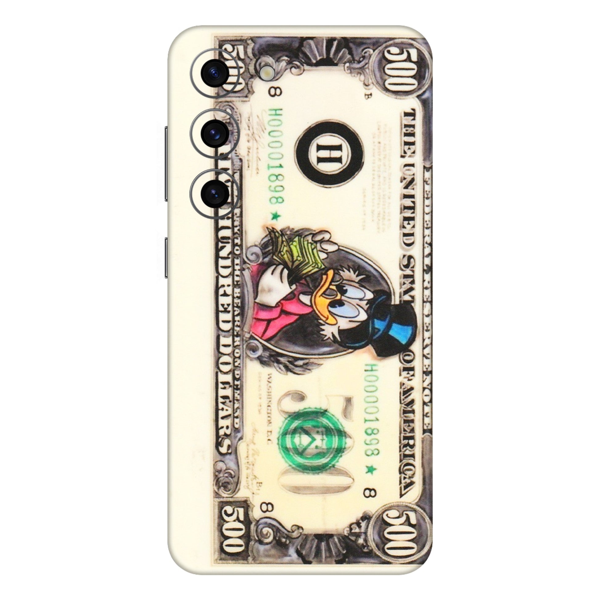 Samsung A/S Series Phone Skins (All Models) - Five Hundred Dollar Duck - Transparent Finish (T-15) Samsung Galaxy S23 (5G)
