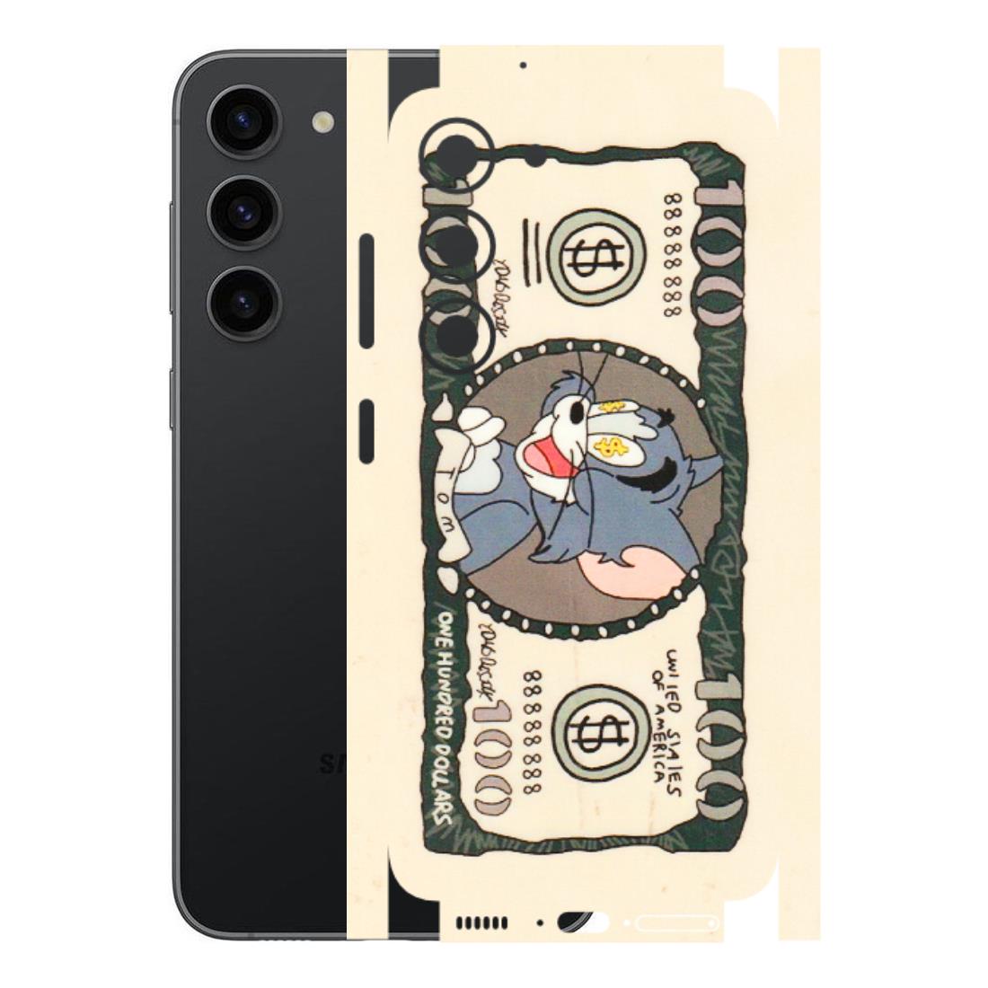Samsung A/S Series Phone Skins (All Models) - One Hundred Dollar Tom - Transparent Finish (T-16) Samsung Galaxy S23 (5G)