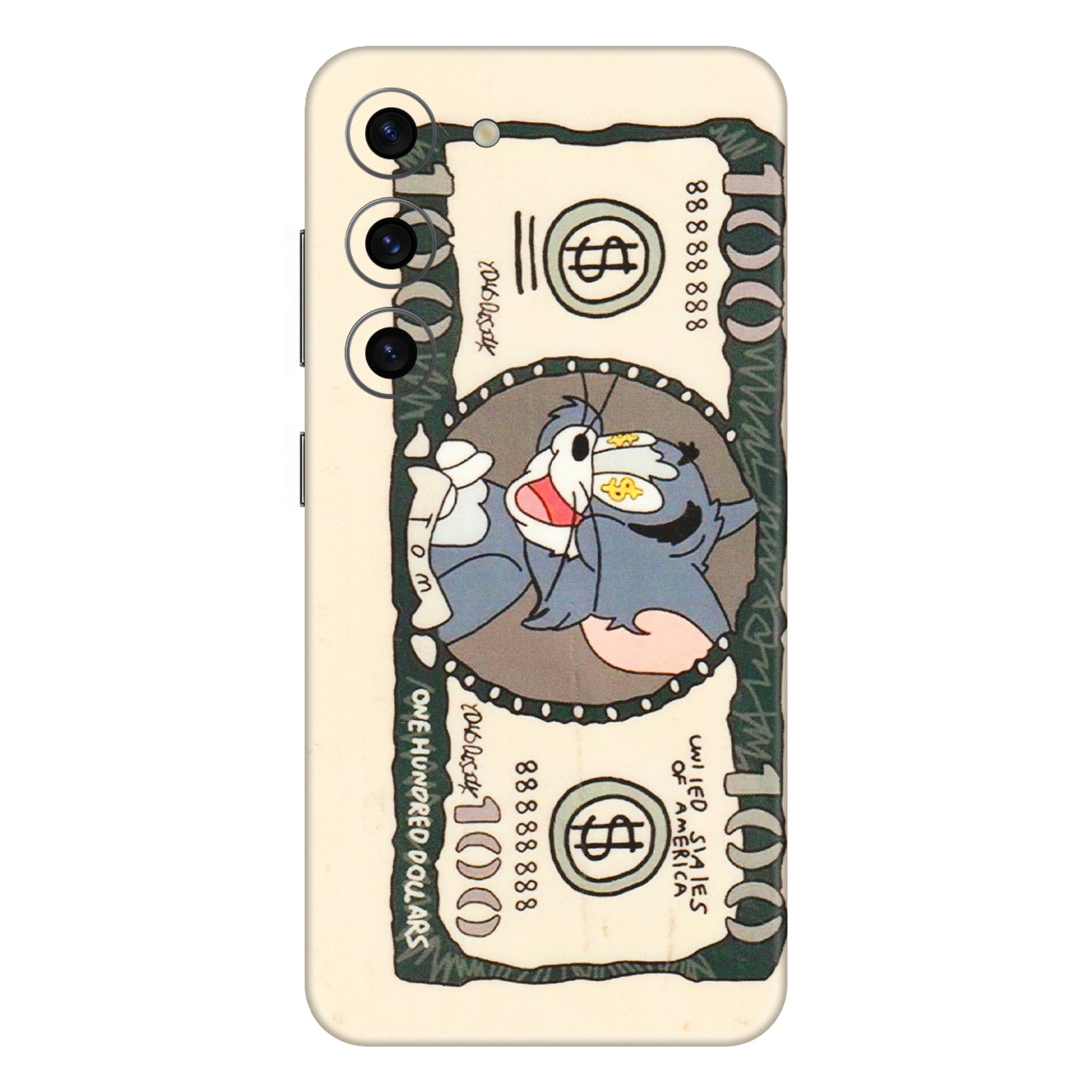 Samsung A/S Series Phone Skins (All Models) - One Hundred Dollar Tom - Transparent Finish (T-16) Samsung Galaxy S23 (5G)