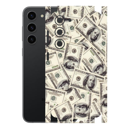 Samsung A/S Series Phone Skins (All Models) - Dollar Lover - Transparent Finish (T-17) Samsung Galaxy S23 (5G)