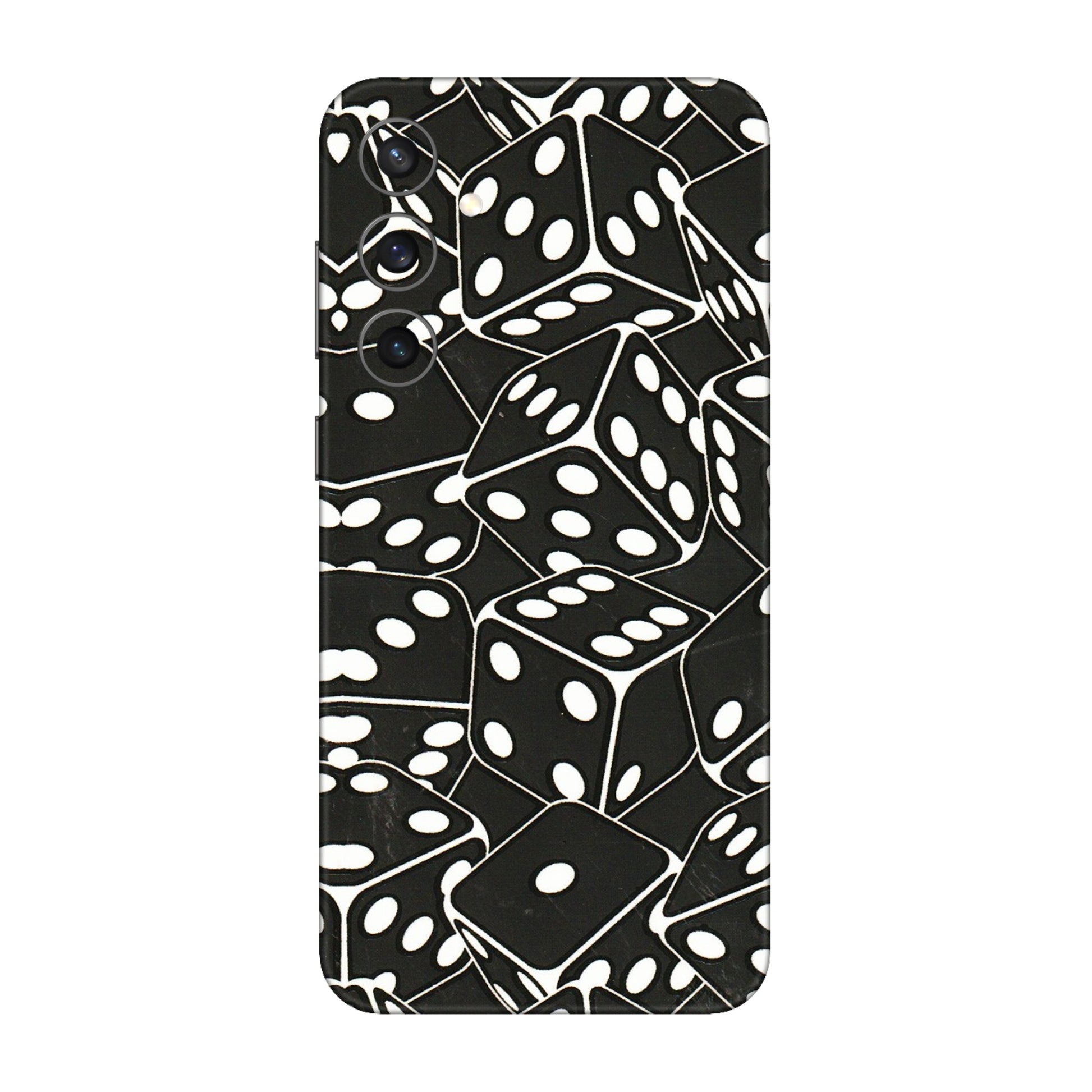 Samsung A/S Series Phone Skins (All Models) - Big Black Dices - 3D Embossed Finish (L-106) Samsung Galaxy S23 FE (5G)