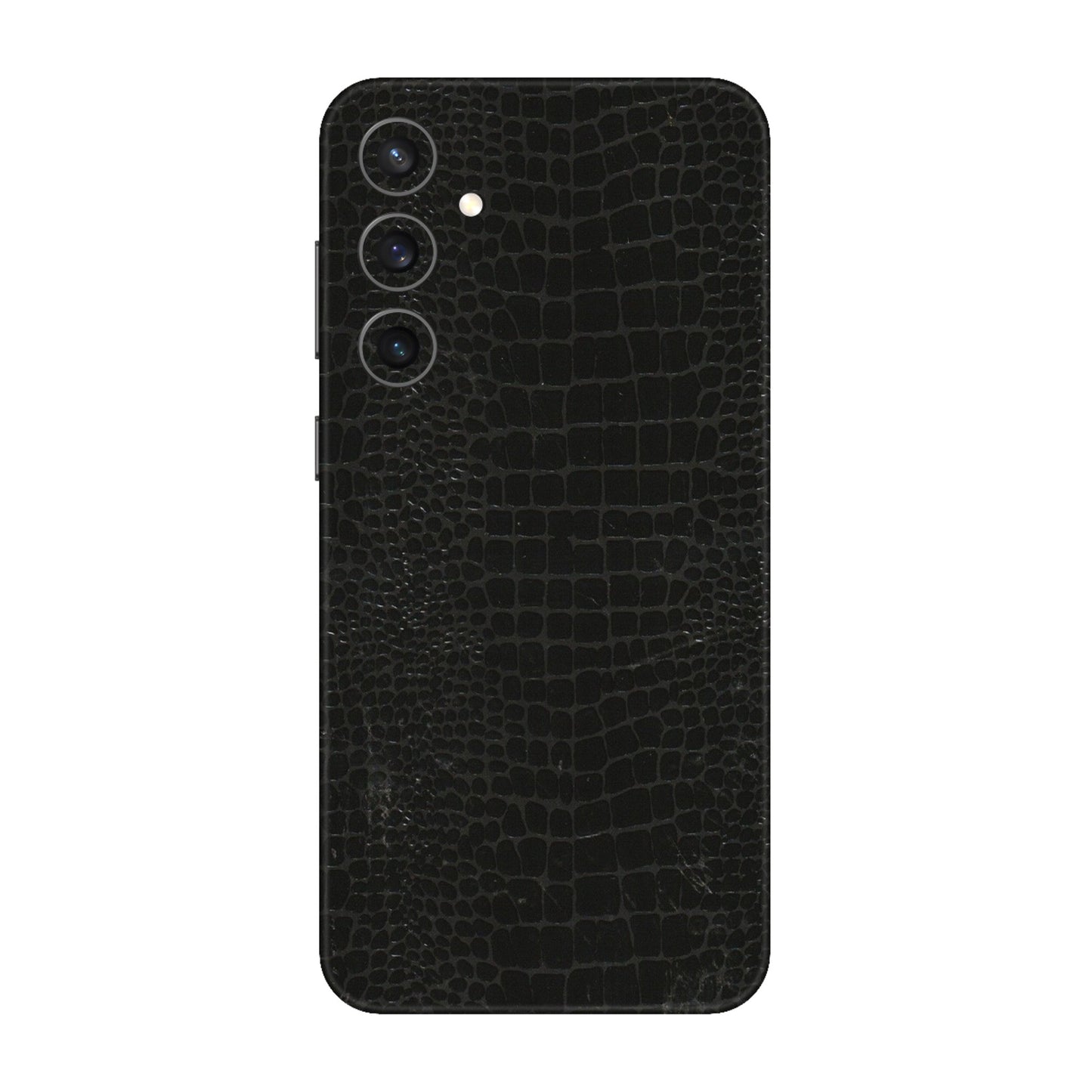 Samsung A/S Series Phone Skins (All Models) - Snake Leather Black - 3D Embossed Finish (L-107) Samsung Galaxy S23 FE (5G)