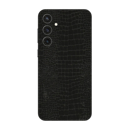 Samsung A/S Series Phone Skins (All Models) - Snake Leather Black - 3D Embossed Finish (L-107) Samsung Galaxy S23 FE (5G)