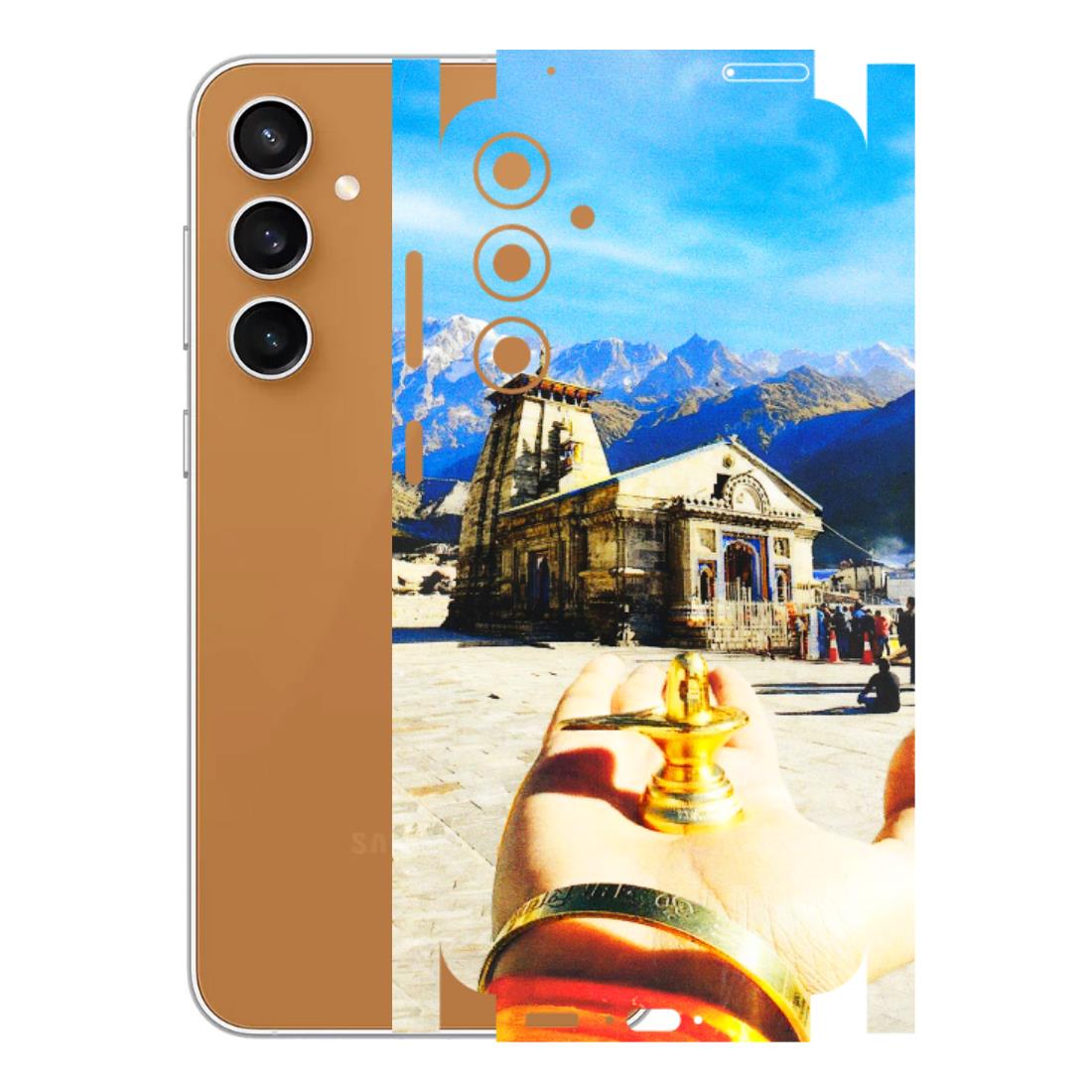 Samsung A/S Series Phone Skins (All Models) - Beauty of Kedarnath - 3D Embossed Finish (L-108) Samsung Galaxy S23 FE (5G)