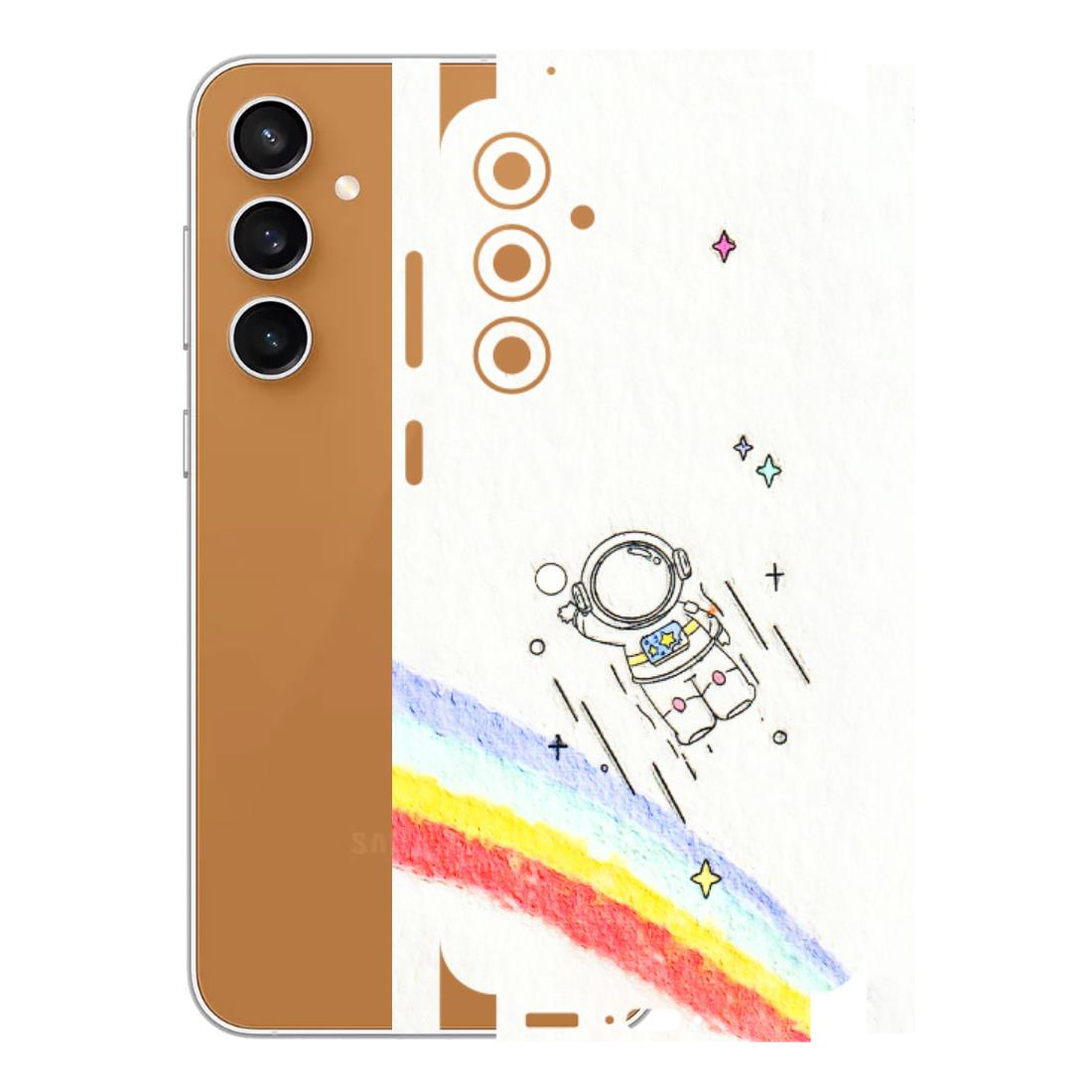 Samsung A/S Series Phone Skins (All Models) - Milkyway Astronaut - 3D Embossed Finish (L-110) Samsung Galaxy S23 FE (5G)