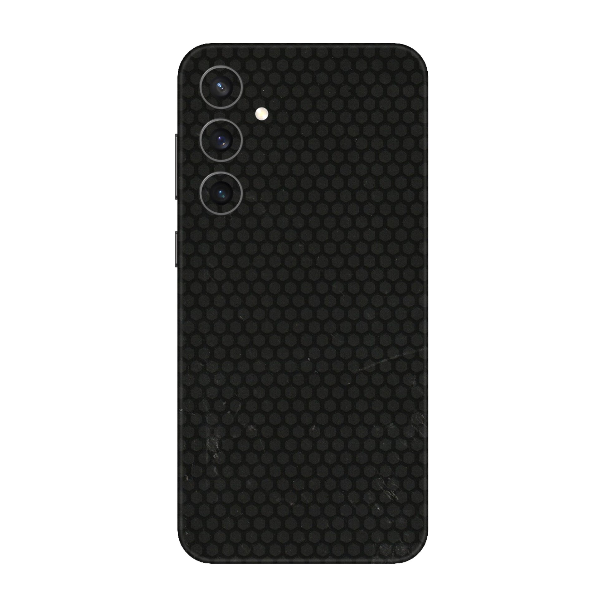 Samsung A/S Series Phone Skins (All Models) - Black honeycomb - 3D Embossed Finish (L-114) Samsung Galaxy S23 FE (5G)